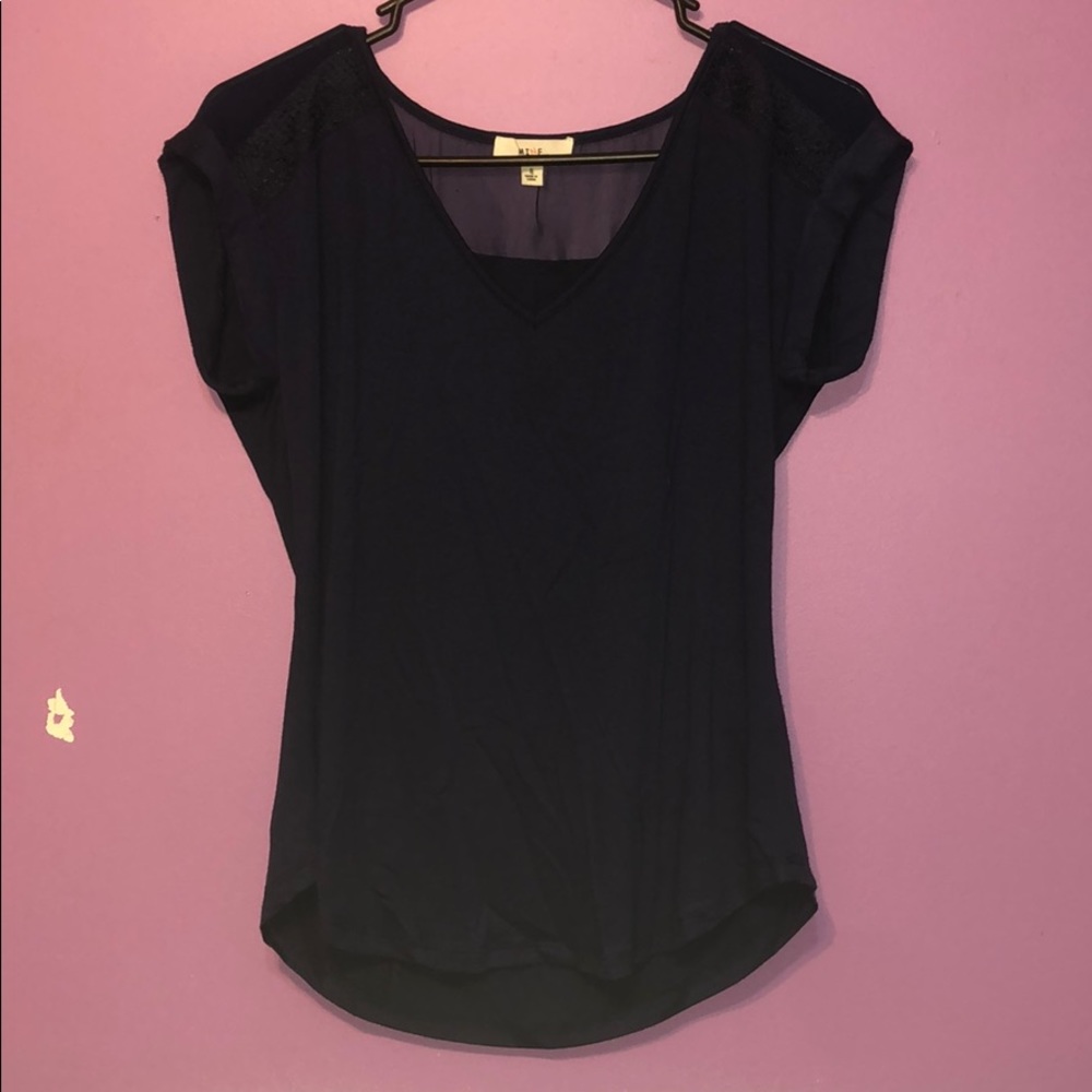 Navy blue top